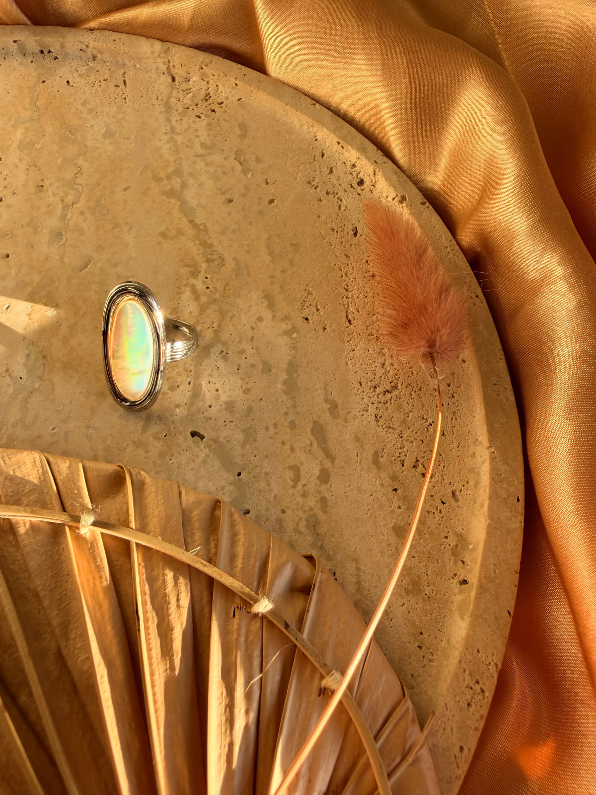 Bague (argenté et nacré)